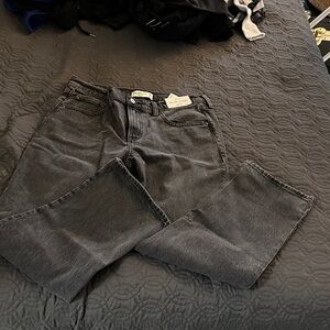 Dark Gray Denim Jeans Abercrombie